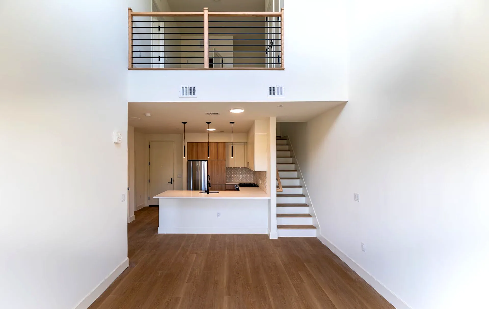 Double-height great room in a Prestige Loft residence